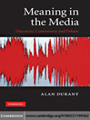 Meaning in the Media (eBook): Discourse, Controversy and Debate
